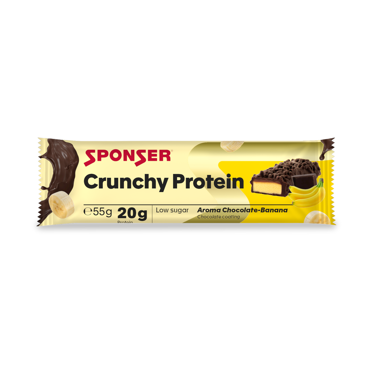Sponser Crunchy Protein Riegel Choco Banana (55g)