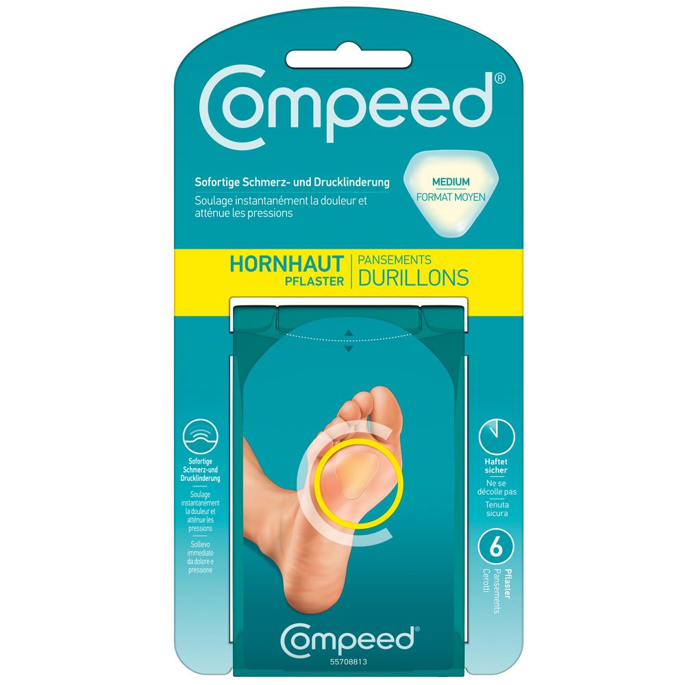 Compeed Pansements Callosités Medium (6 pces)