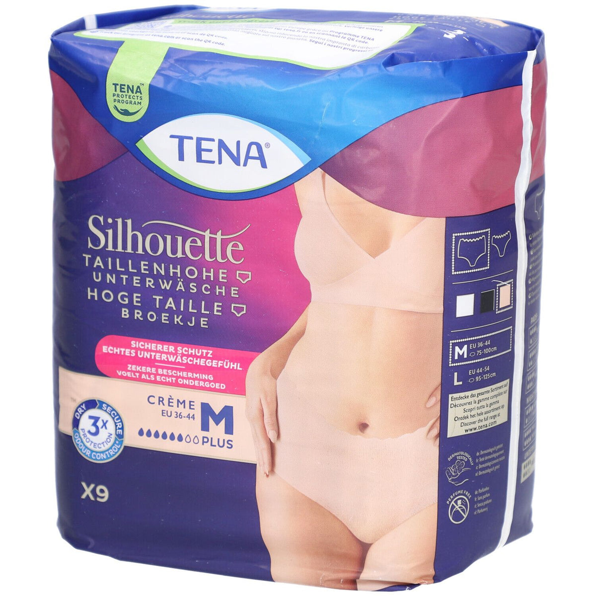 Tena Silhouette Classic Plus Cream M (9 pcs)