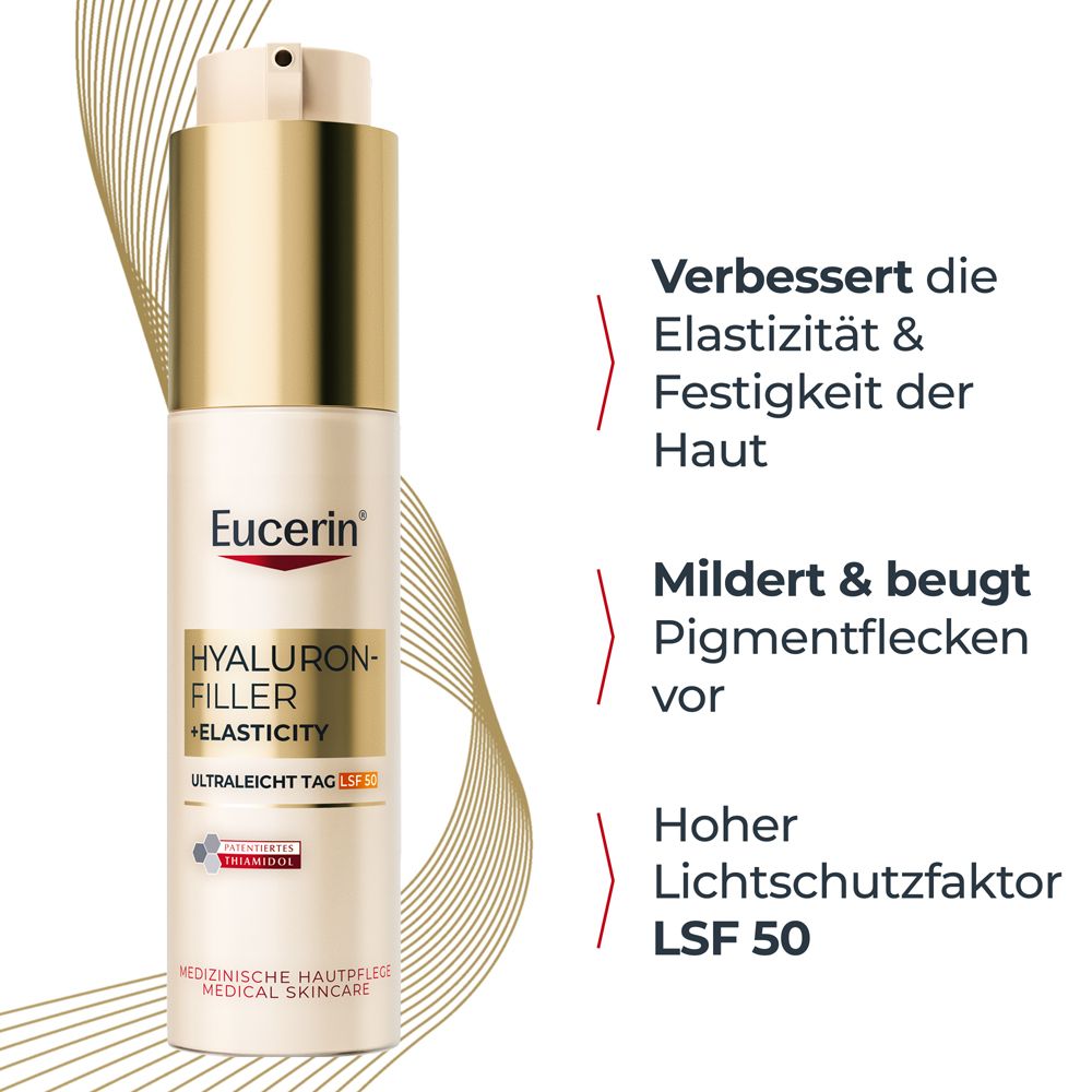 Eucerin Hyaluron-Filler + Elasticity Ultraleicht Tagesfluid LSF 50 (50ml)