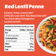 Explore Cuisine Penne aus roten Linsen Bio (225g)