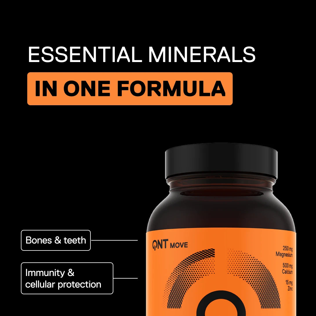 QNT Move Calcium Magnesium Zink Tabletten (60 Stk)