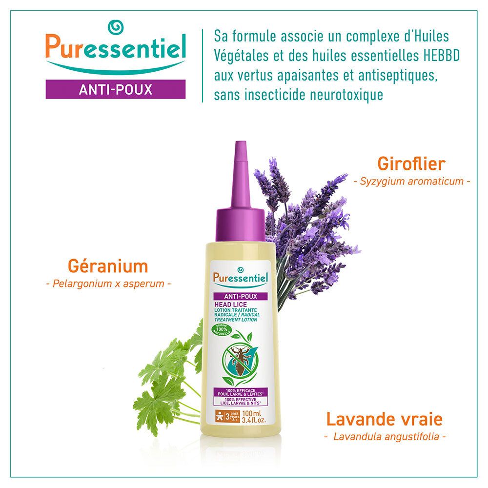 Puressentiel Anti-Läuse Behandlungslotion (100ml)