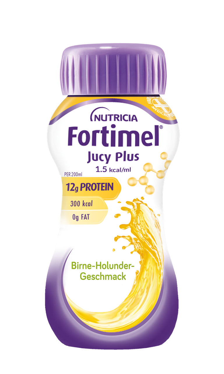 Fortimel Jucy Plus Birne-Holunder (4 x 200ml)