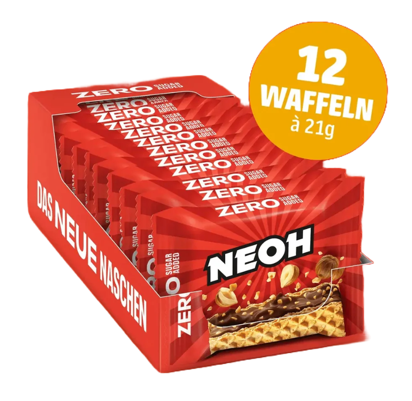 NEOH Hazelnut Crunch Waffle zero (12x21g)