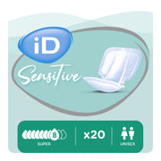 iD Sensitive Form Super Incontinence Pads (20 pcs)