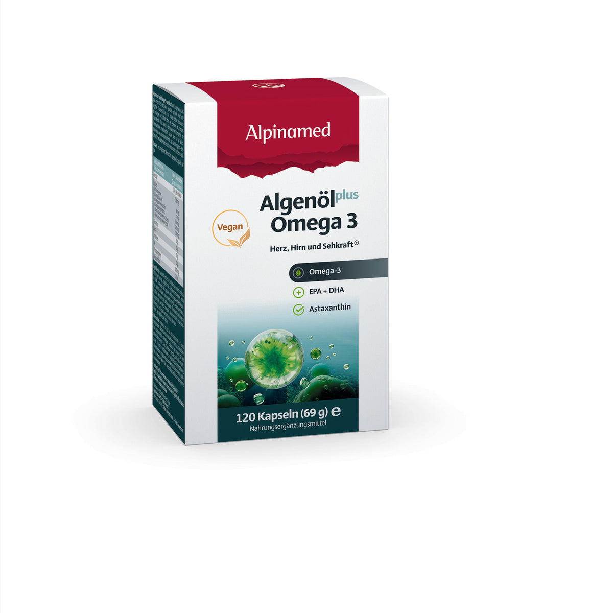 Alpinamed Algae Oil Plus Omega 3 Capsules (120 pcs)