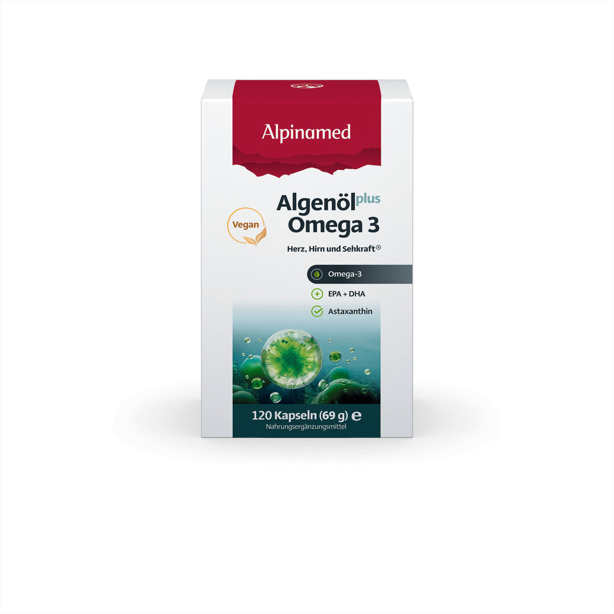 Alpinamed Algae Oil Plus Omega 3 Capsules (120 pcs)