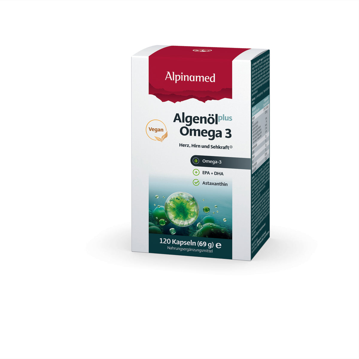Alpinamed Algae Oil Plus Omega 3 Capsules (120 pcs)