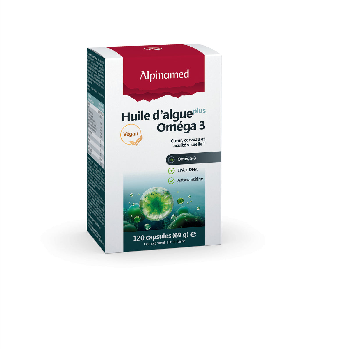 Alpinamed Algae Oil Plus Omega 3 Capsules (120 pcs)
