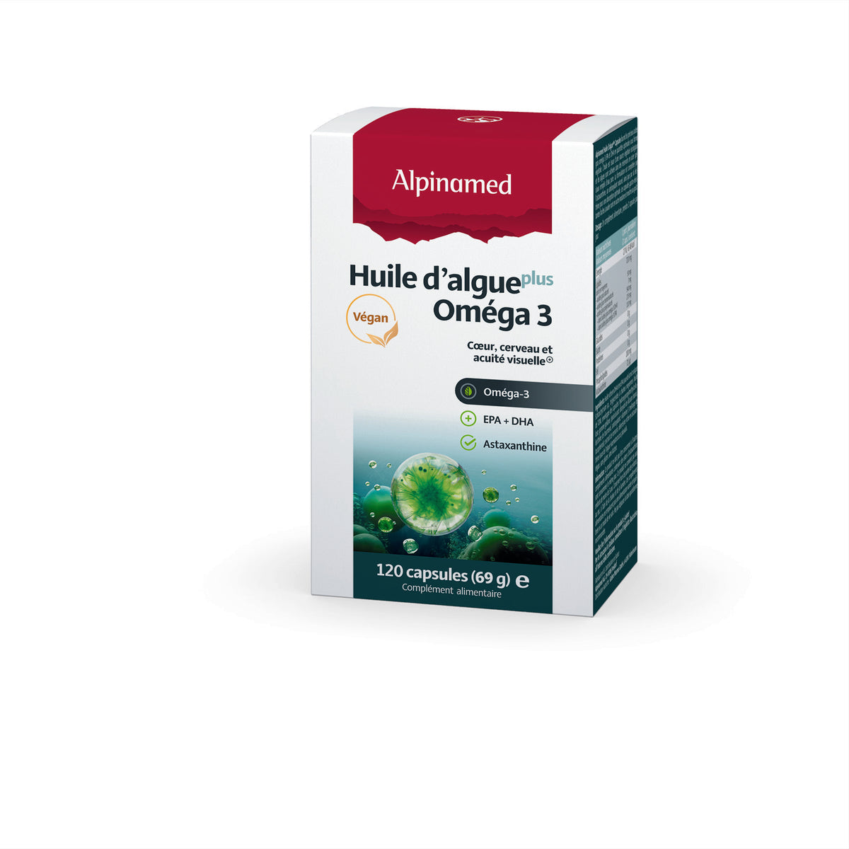 Alpinamed Algae Oil Plus Omega 3 Capsules (120 pcs)