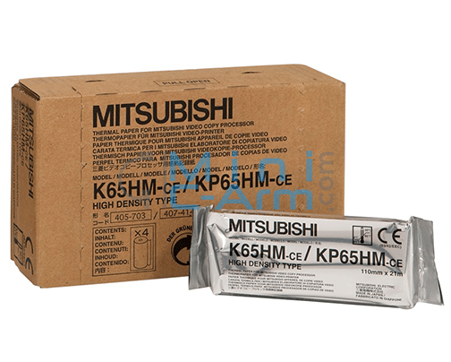Mitsubishi Carta per videostampante K65HM 110mm x 21m (4 pz)