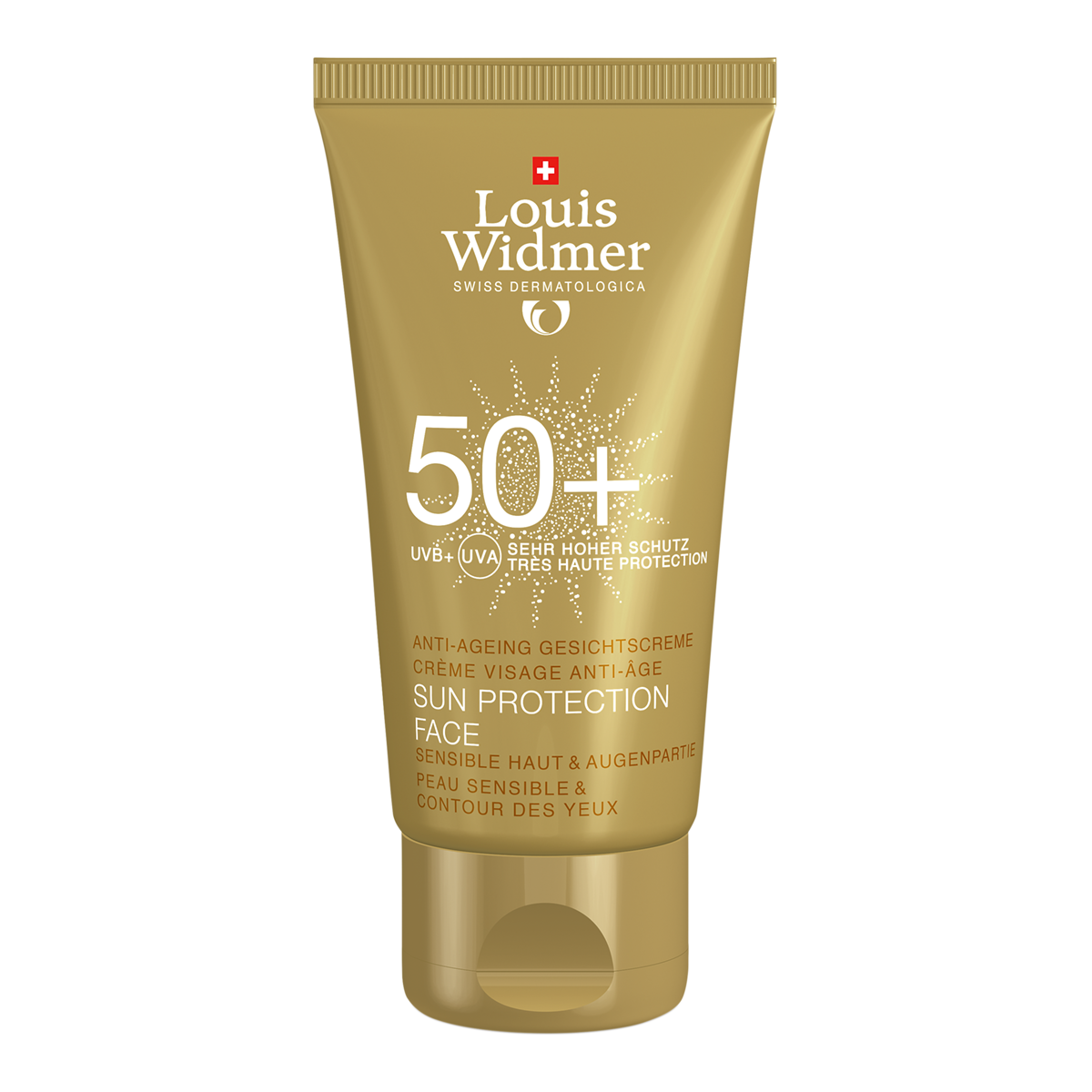 Louis Widmer Face Sun Protection Anti-Age LSF 50+ parfümiert (50ml)