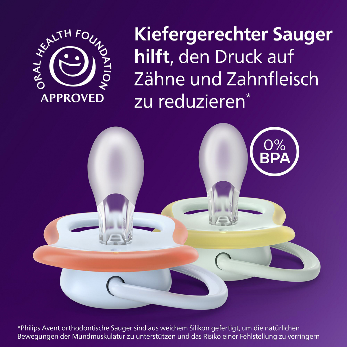 Philips Avent Ultra Air Nuggi 0-6 Monate Raupe/Tiger (2 Stk)