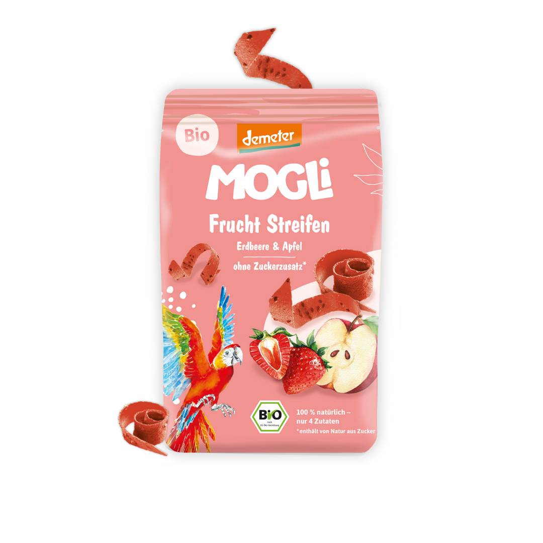 Mogli Fruchtstreifen Erdbeere Chia (25g)