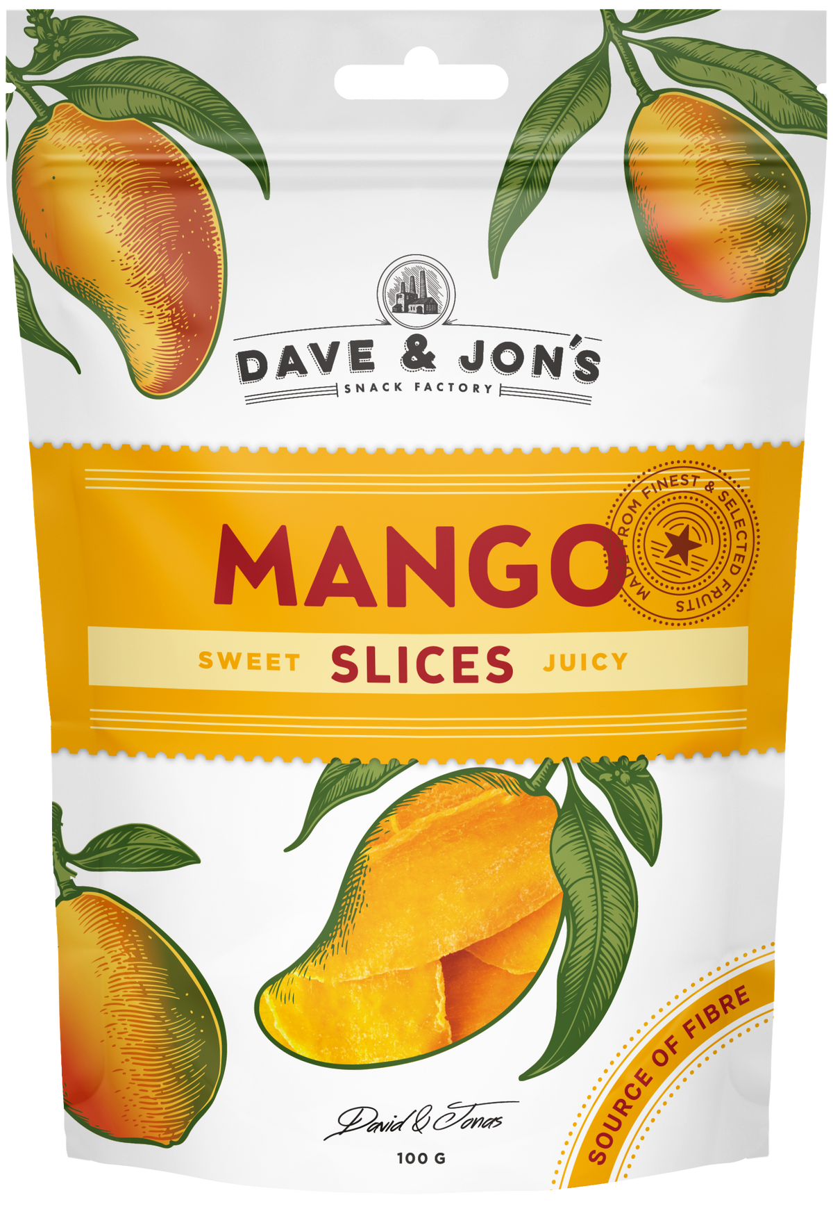 Dave & Jon's getrocknete Mango (100g)