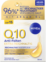 Nivea Q10 Power Crema giorno antirughe extra nutriente SPF 15 (50ml)