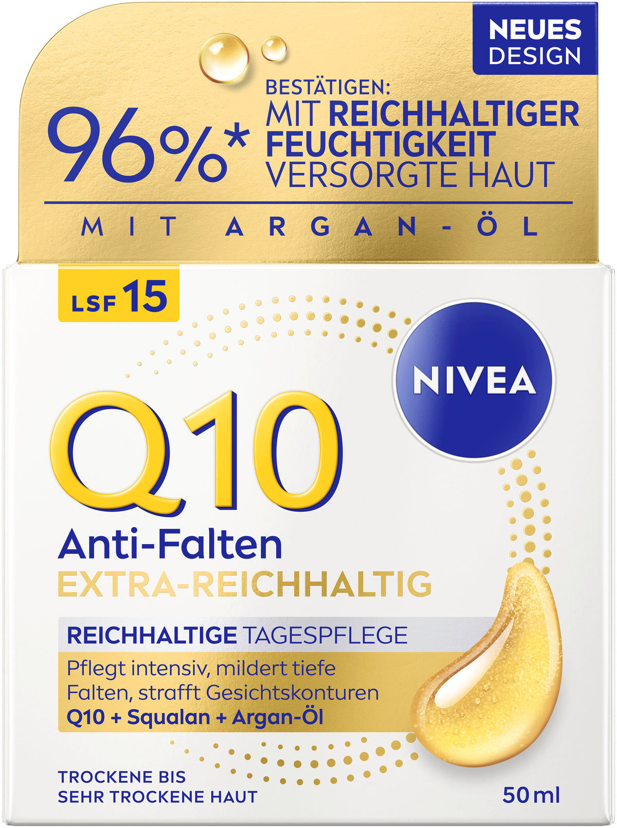 Nivea Q10 Power Crema giorno antirughe extra nutriente SPF 15 (50ml)