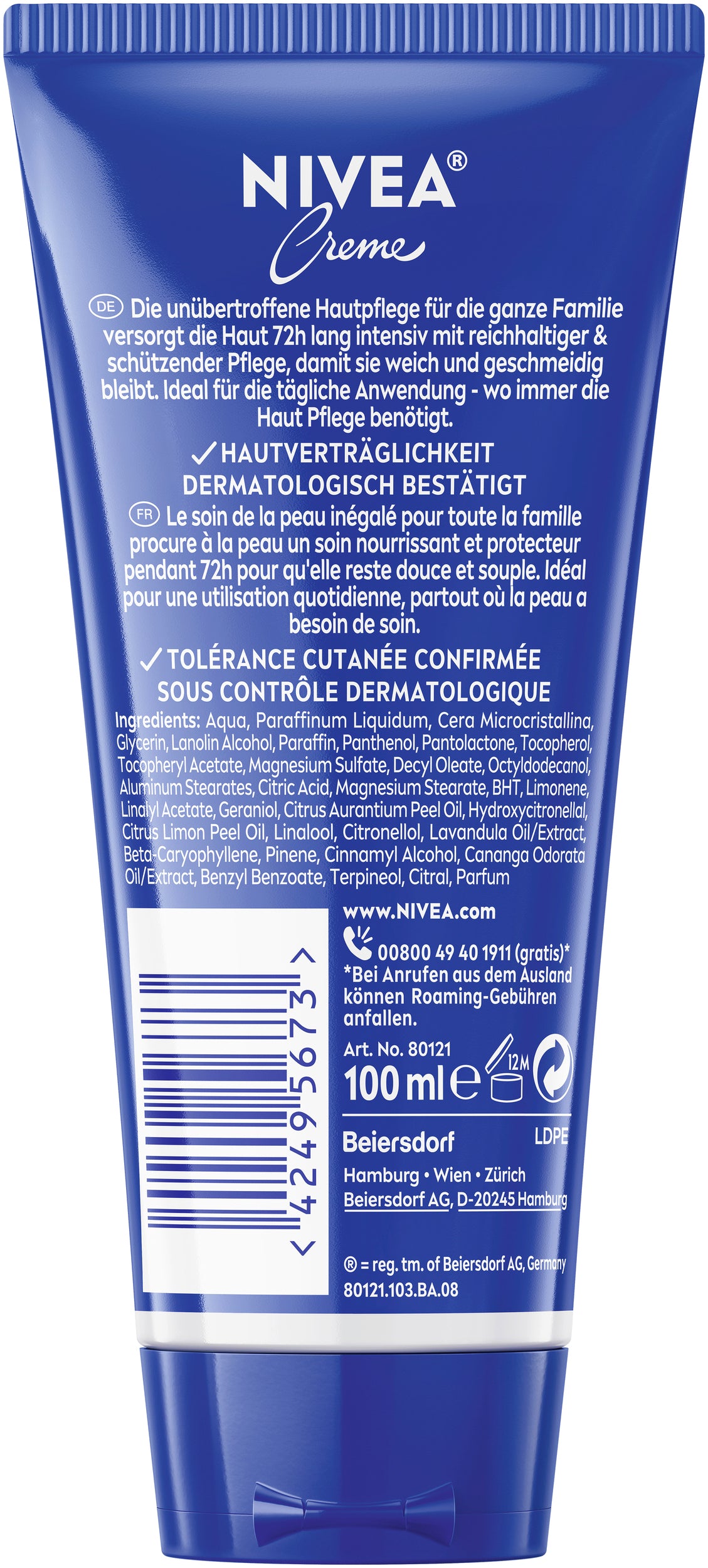 Nivea Creme in Tube (100ml)