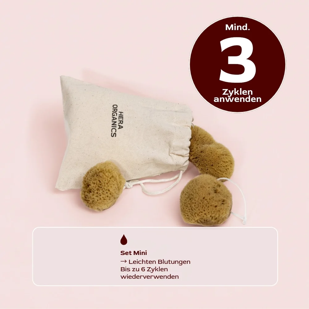 HERA Menstruationsschwamm, Grösse S (3 Stk)