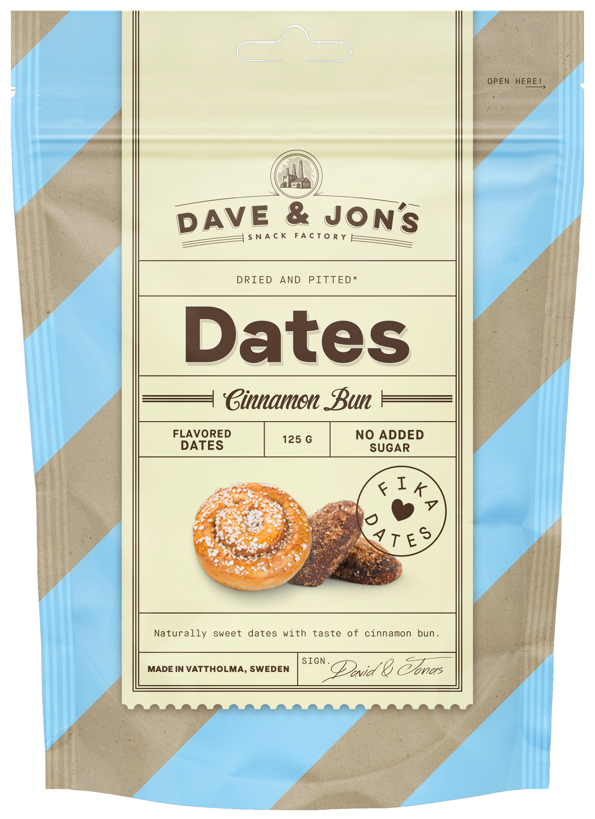 Dave & Jon's Datteln Cinnamon Bun (125g)