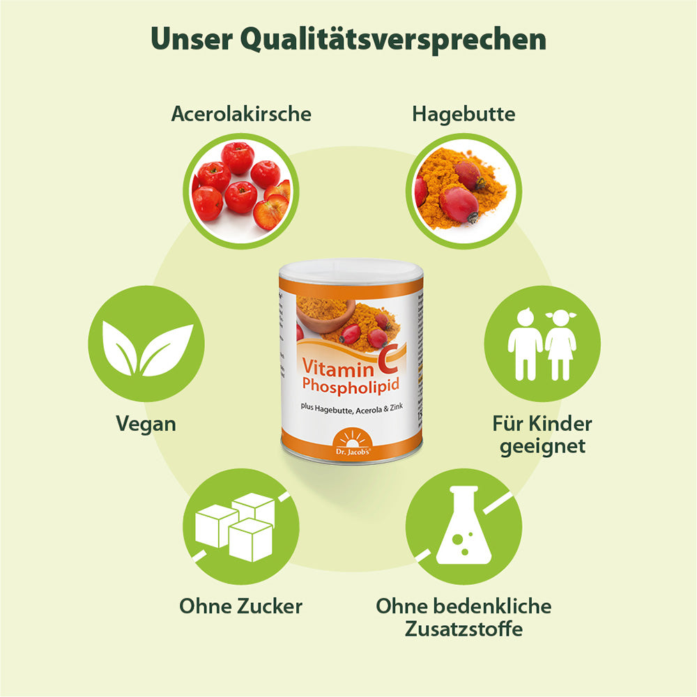 Dr. Jacobs Vitamin-C-Phospholipid Pulver (150g)