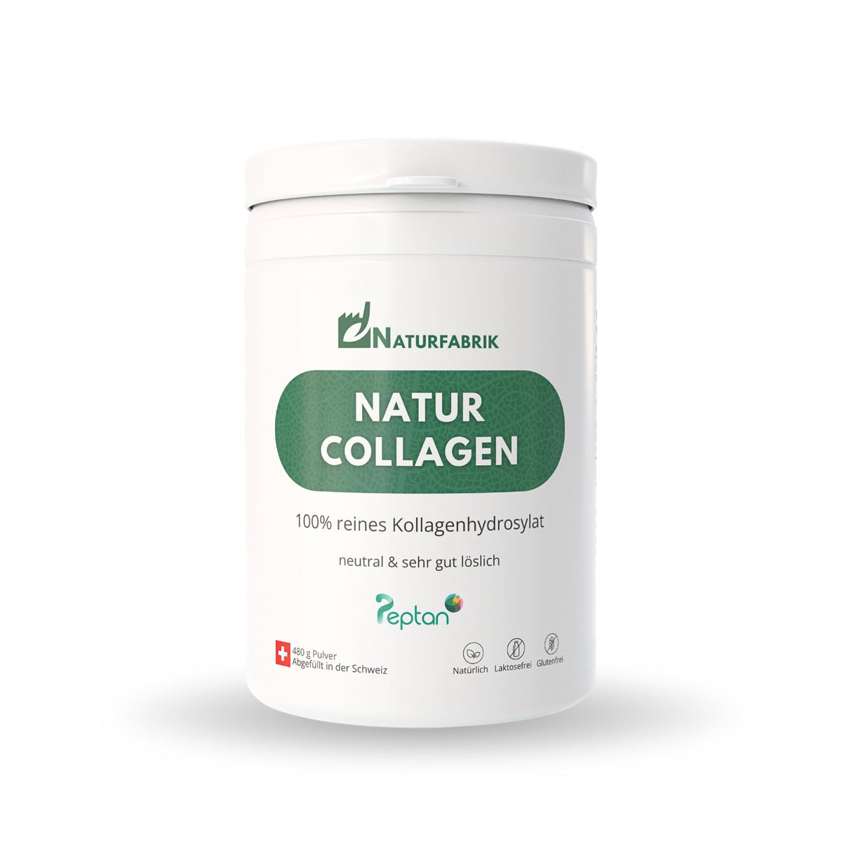 NATURFABRIK Collagen Peptan Pulver (480g)