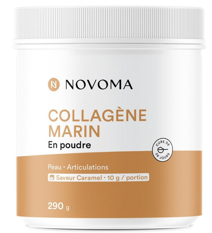 NOVOMA Marines Kollagenpulver, Caramel (290g)