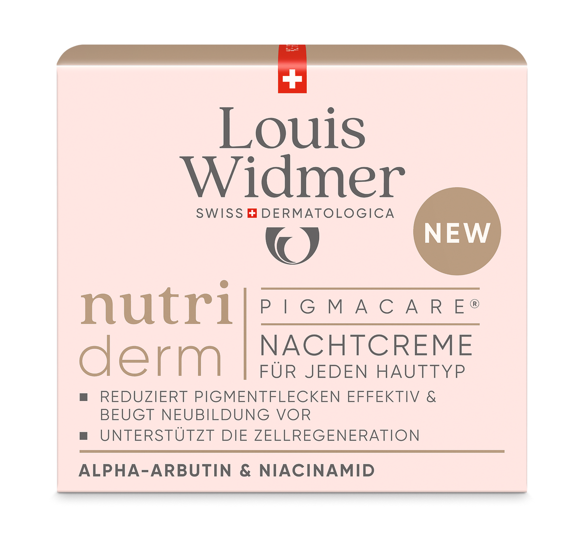 Louis Widmer Nutriderm Pigmacare Nachtcreme ohne Parfum (50ml)