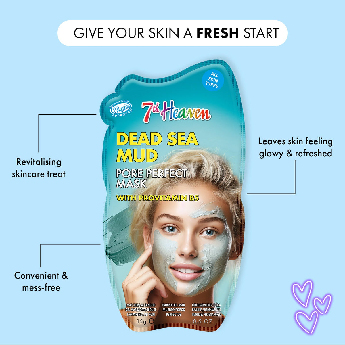 7th Heaven Mud Mask Dead Sea (15g)