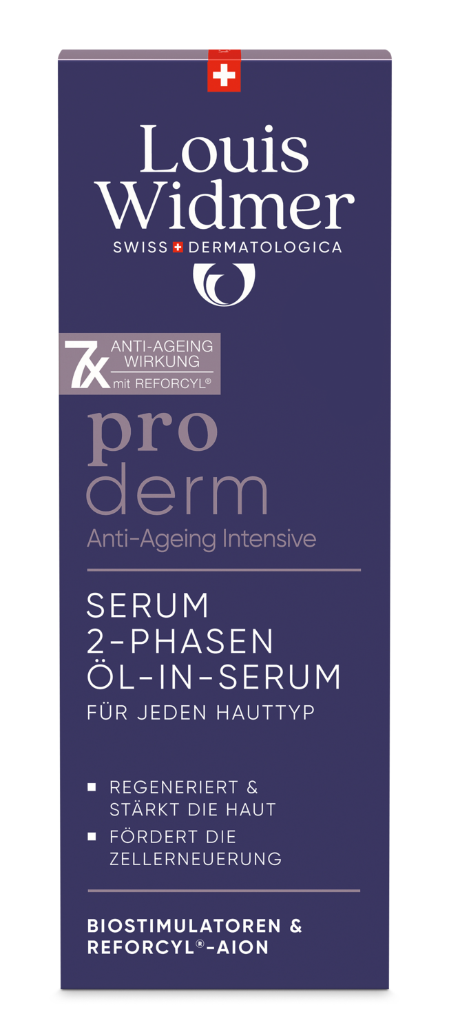 Louis Widmer Proderm 2-Phasen Öl-Serum parfümiert (35ml)