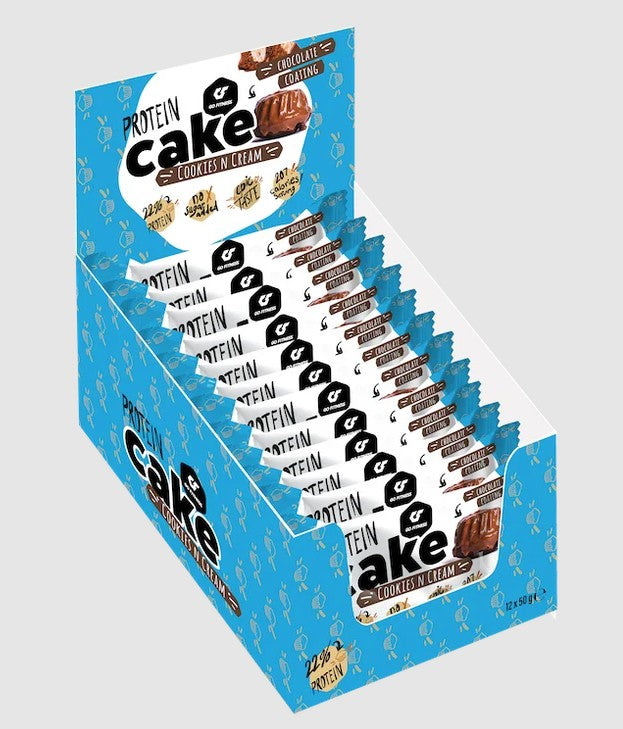 GO FITNESS Gâteau protéiné Cookies n Cream (12x50g)