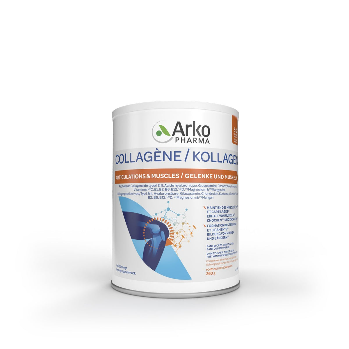 Arkopharma Kollagen Gelenke und Muskeln Pulver (260g)