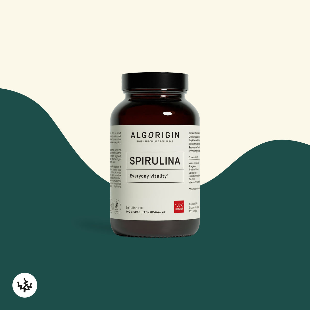 ALGORIGIN Spirulina Granulat Bio (100g)