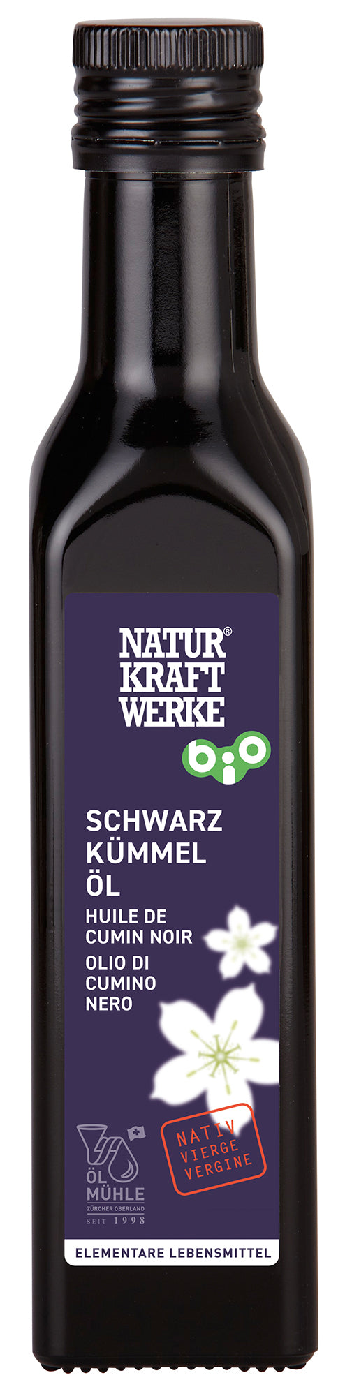 Naturkraftwerke Schwarzkümmelöl nativ Bio (250ml)