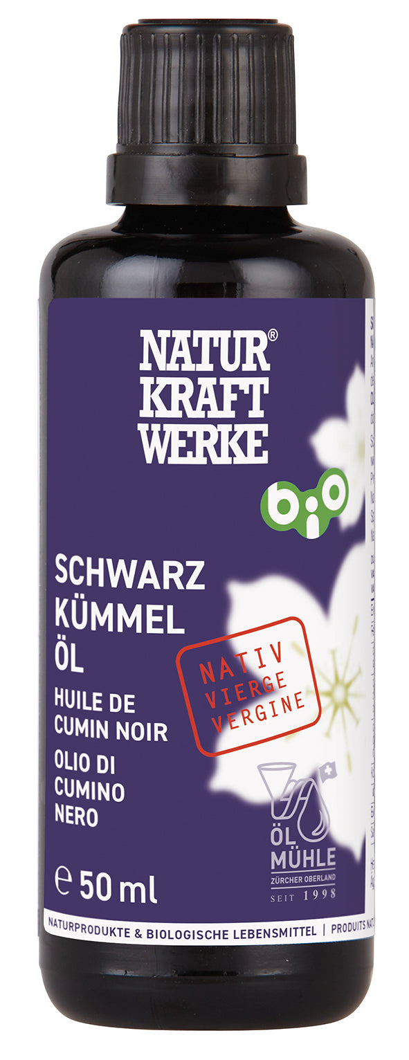 Naturkraftwerke Schwarzkümmelöl nativ Bio (50ml)