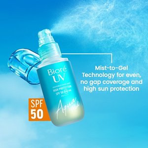 Bioré UV Aqua Rich Gesichtsspray unsichtbar LSF 50 (60ml)