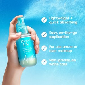 Bioré UV Aqua Rich Gesichtsspray unsichtbar LSF 50 (60ml)