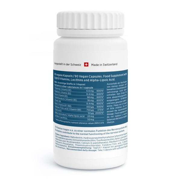 Kingnature Vitamin B Vida Kapseln 375mg (90 Stk)