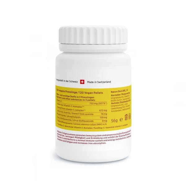Kingnature Vitamin C Vida Tabletten 250mg (120 Stk)