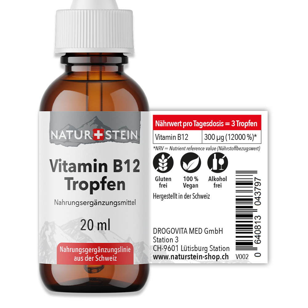 NATURSTEIN Vitamin B12 Tropfen (20ml)