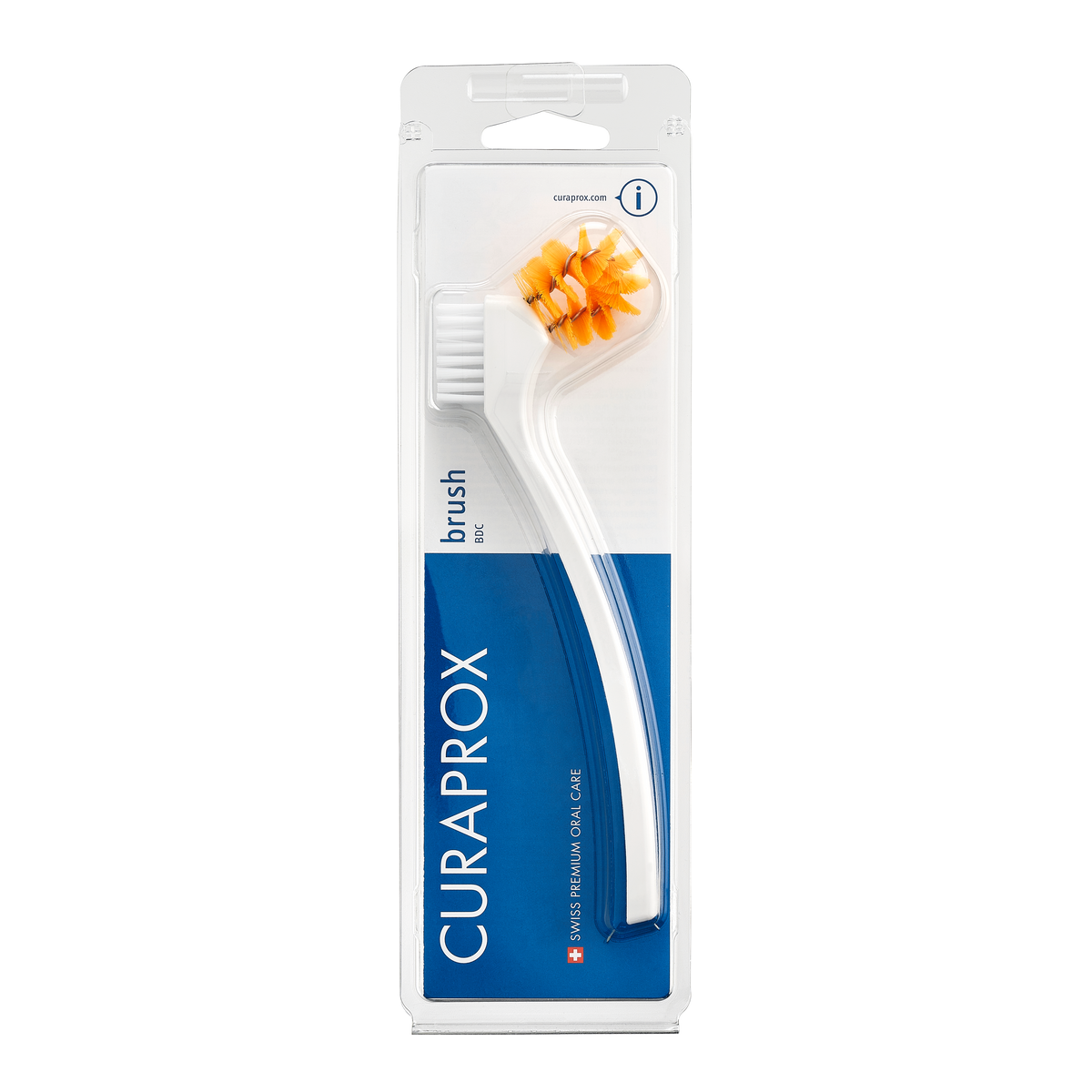 Curaprox BDC 150 Denture Brush white/orange (1 pc)