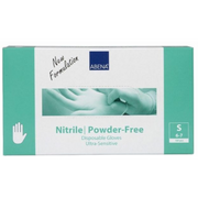 ABENA Starline Nitrilhandschuhe Sensitive, Handumfang 16-19cm, unsteril, blau (100 Stk)