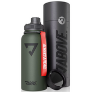 ABOVE. Edelstahl Thermosflasche, 950ml, olive (1 Stk)