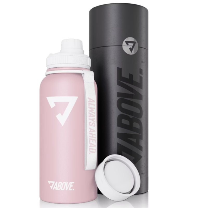 ABOVE. Edelstahl Thermosflasche, 950ml, rosa (1 Stk)