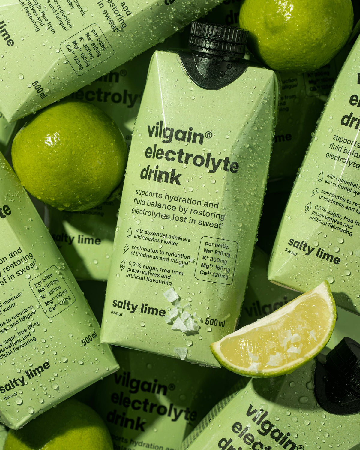 Vilgain Electrolyte Drink Salty Lime Bild 2