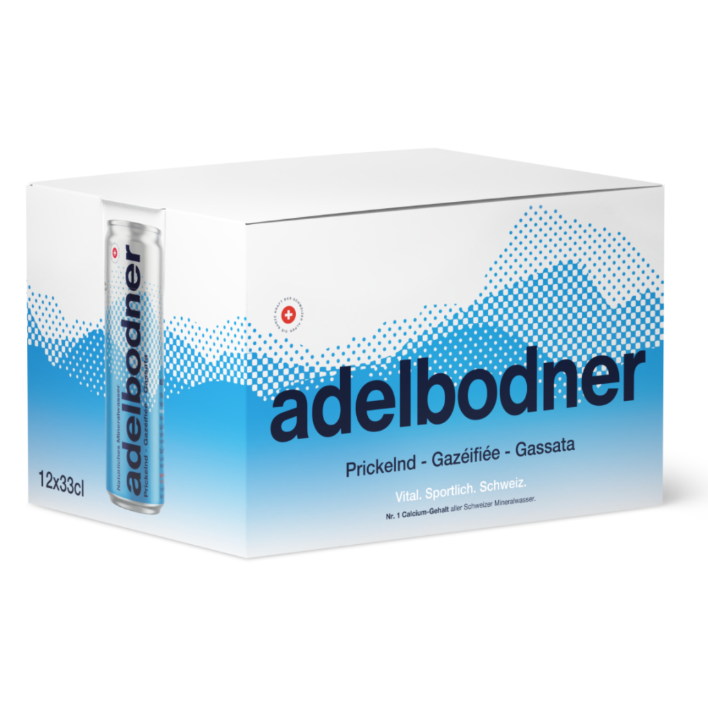 adelbodner Mineralwasser Prickelnd (12x330ml)