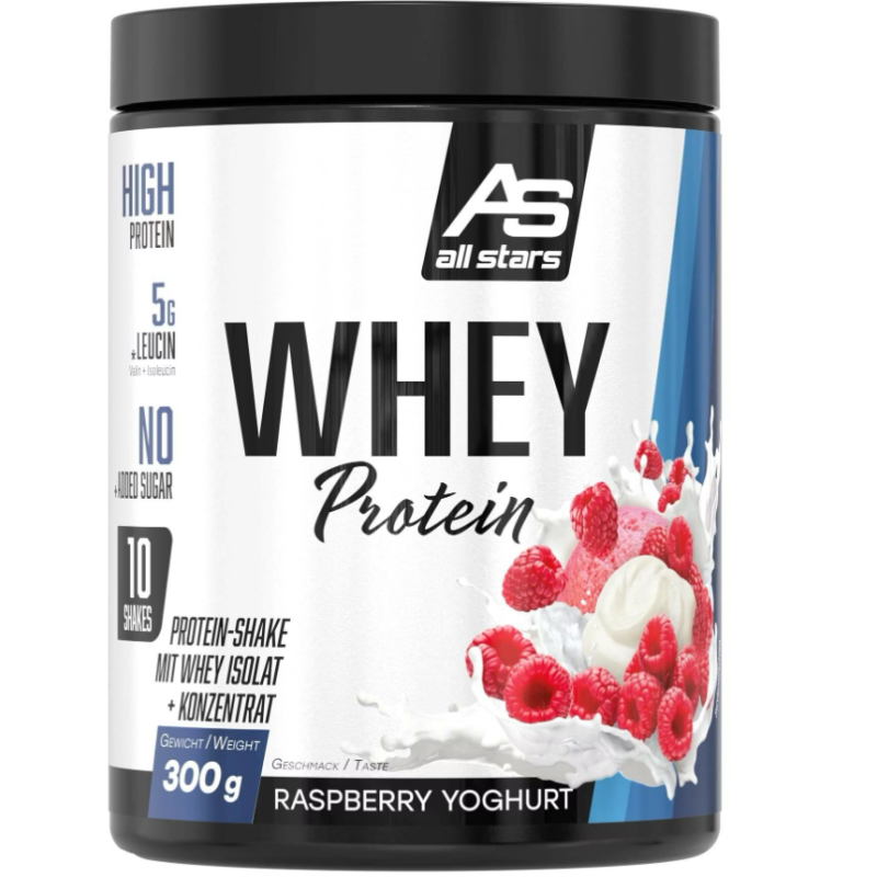 All Stars 100% Whey Protein Raspberry Yogurt (300g)