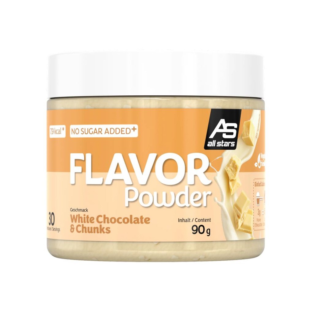 ALL STARS Flavor Powder White Chocolate & Chunks (90g)