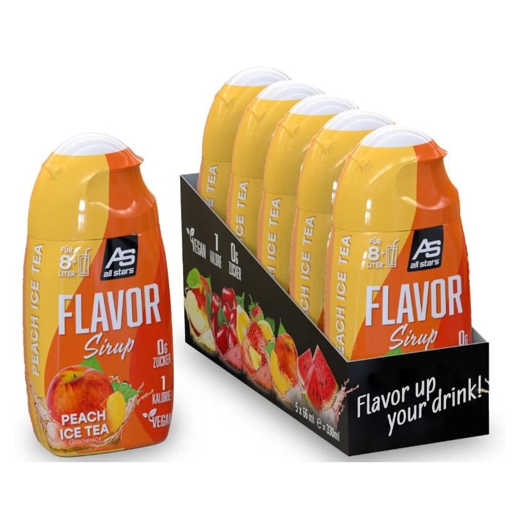 ALL STARS Flavor Sirup Peach Ice Tea (5x65ml)
